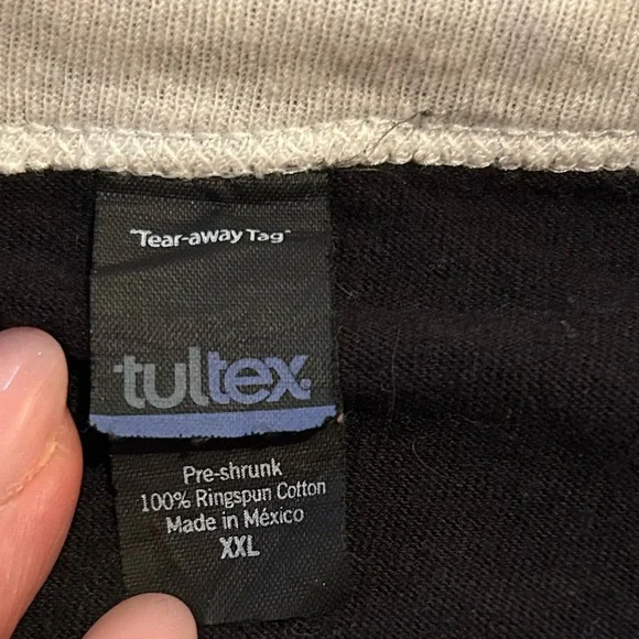 Tultex XXL B&W Huey Lewis and the news 2014 tour T-shirt 3/4 white sleeves - Picture 5 of 11